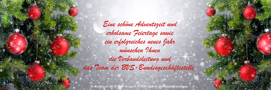 Eine schöne Adventszeit und erholsame Feiertage